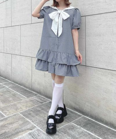 navy×white / 152cm