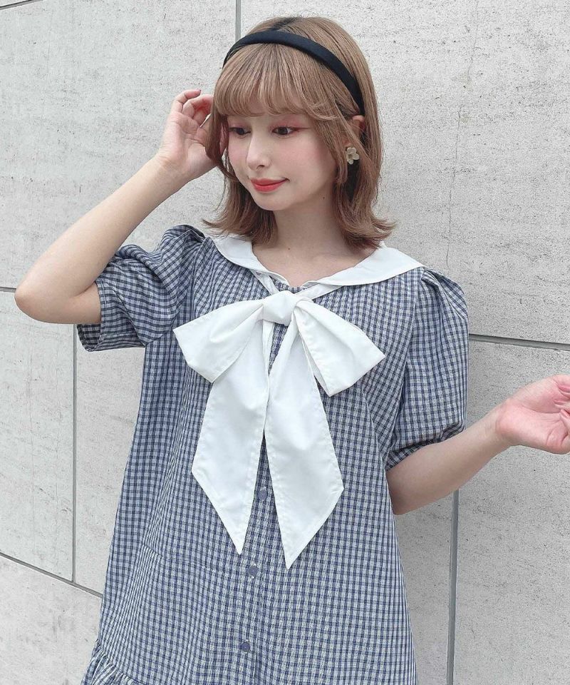 navy×white / 152cm