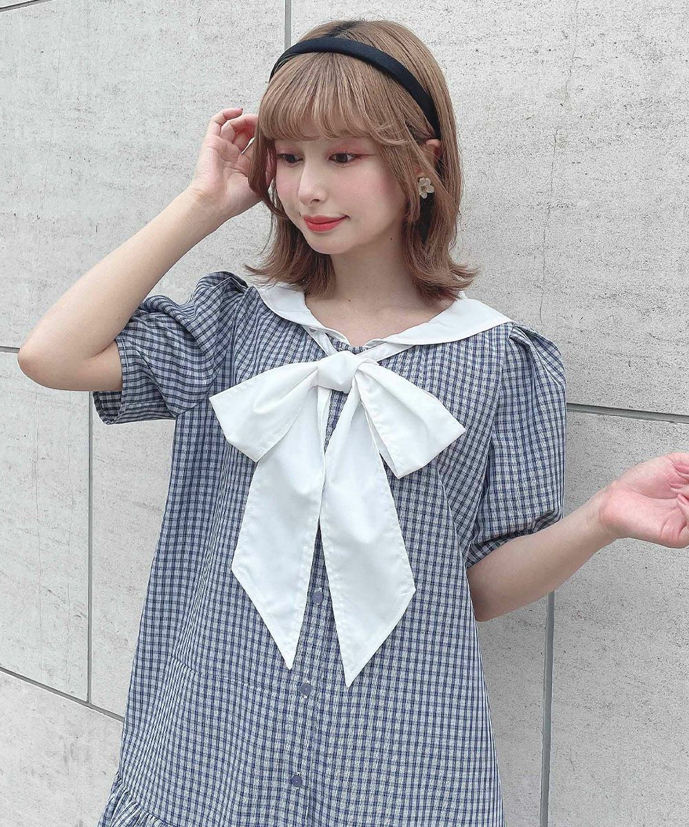 navy×white / 152cm