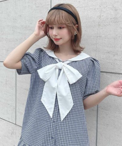 navy×white / 152cm
