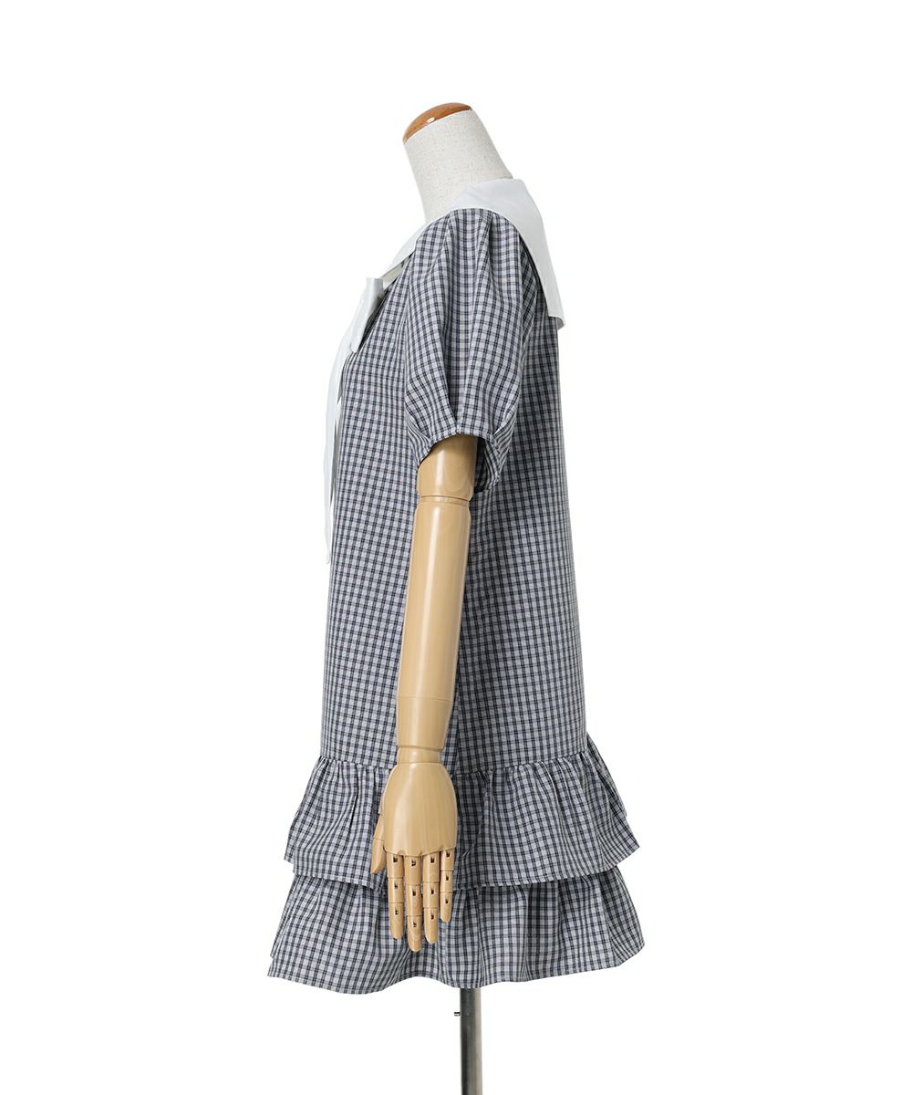 サイド (navy×whirte)