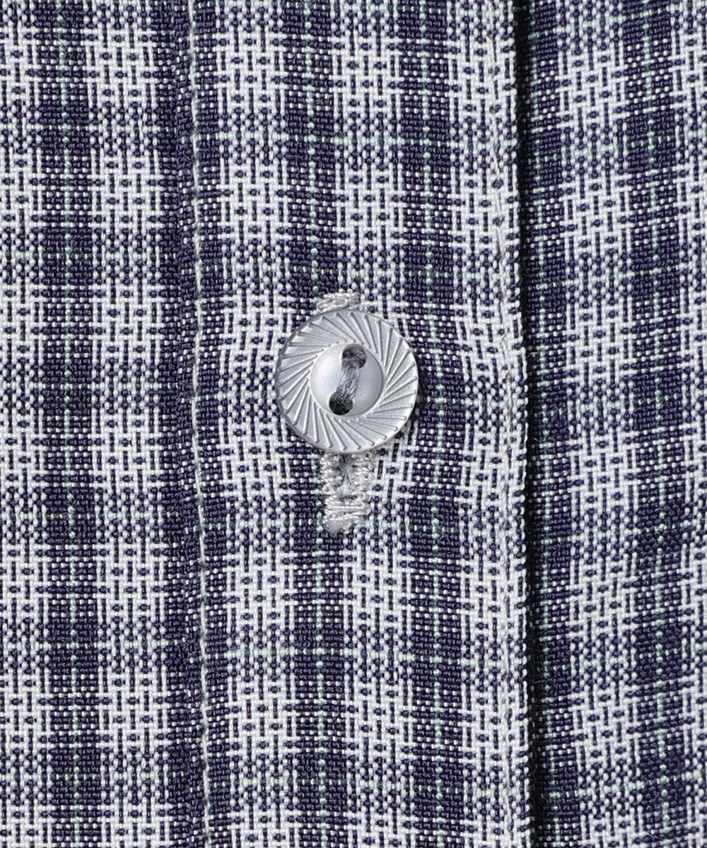 釦アップ (navy×whirte)