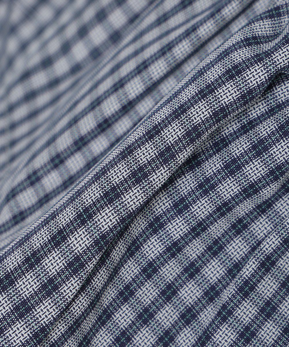 生地アップ (navy×whirte)