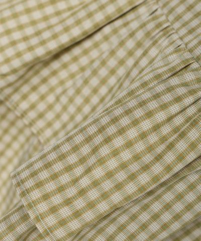 Fabric up (light green x white)