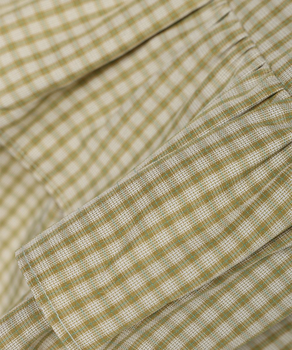 生地アップ (light green×white)