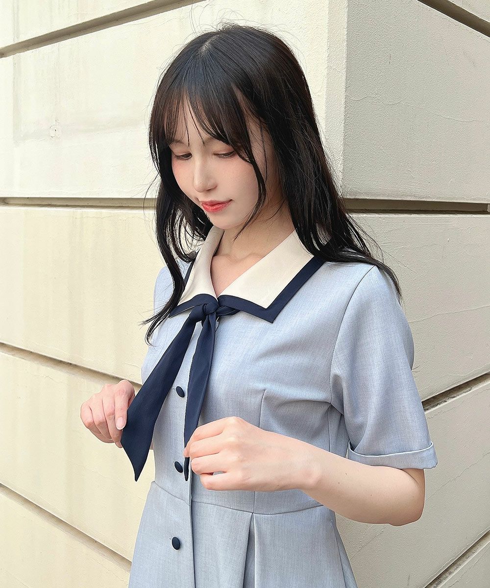 blue gray / 157cm