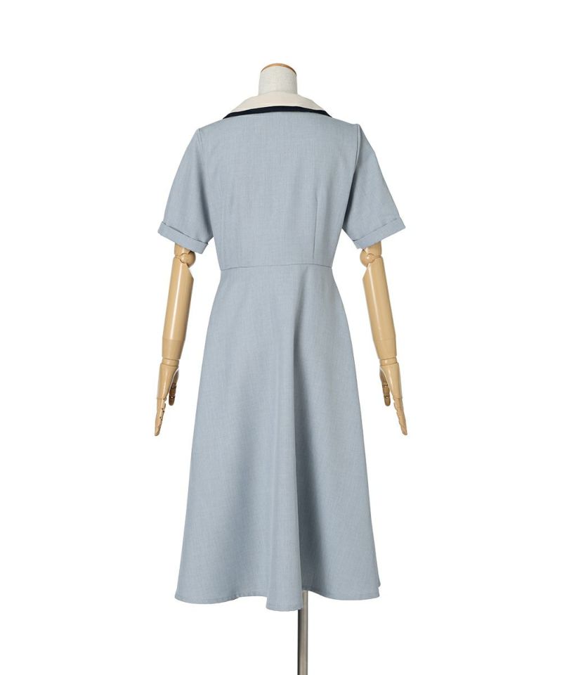 バック (blue gray)