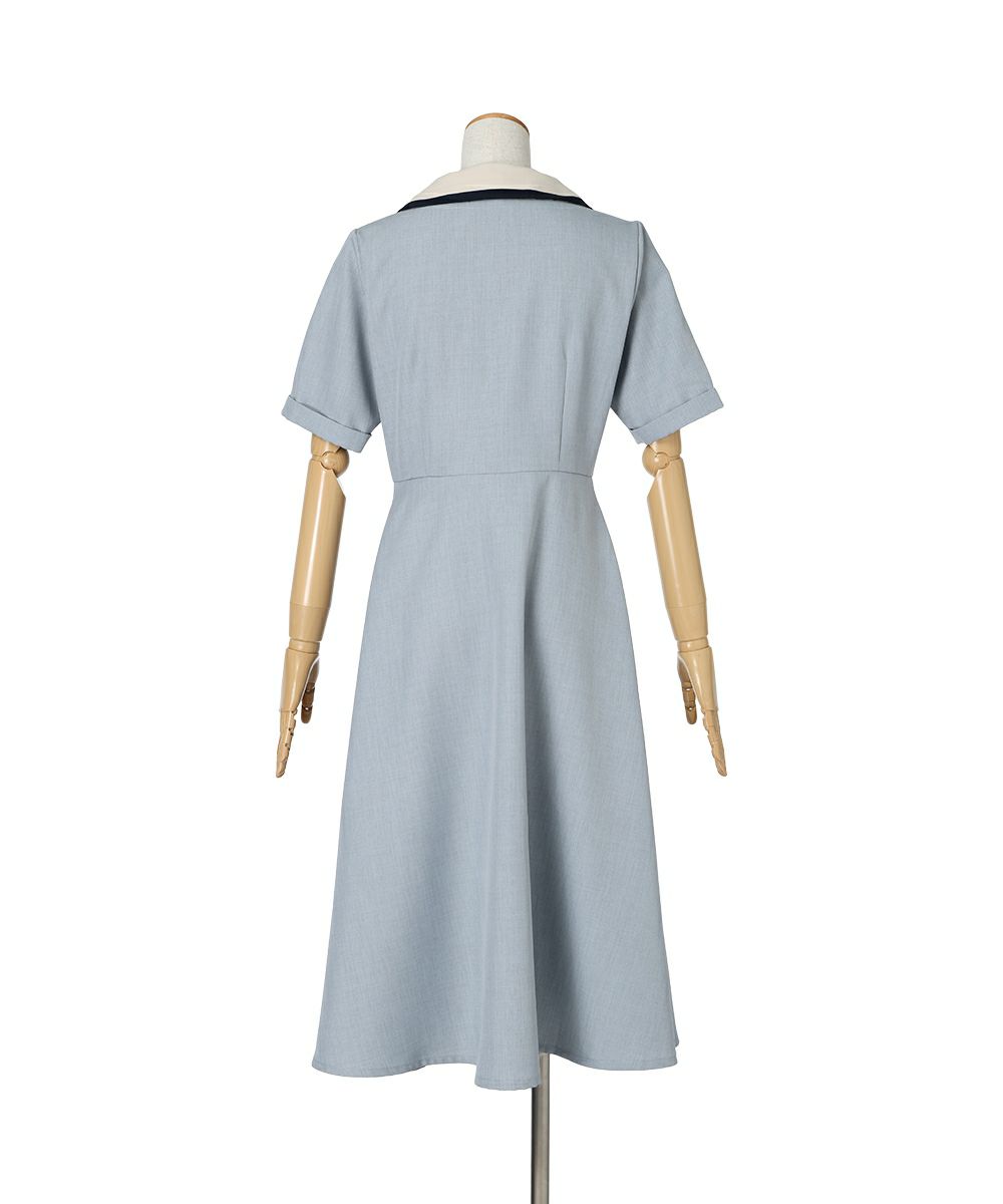 バック (blue gray)