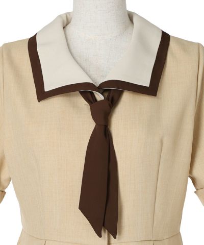 Scarf tie-up (light yellow)