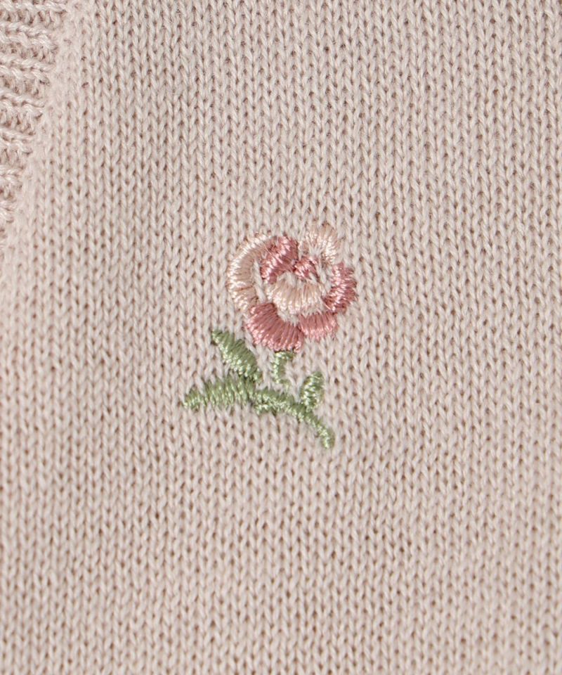 Embroidery (pink beige)