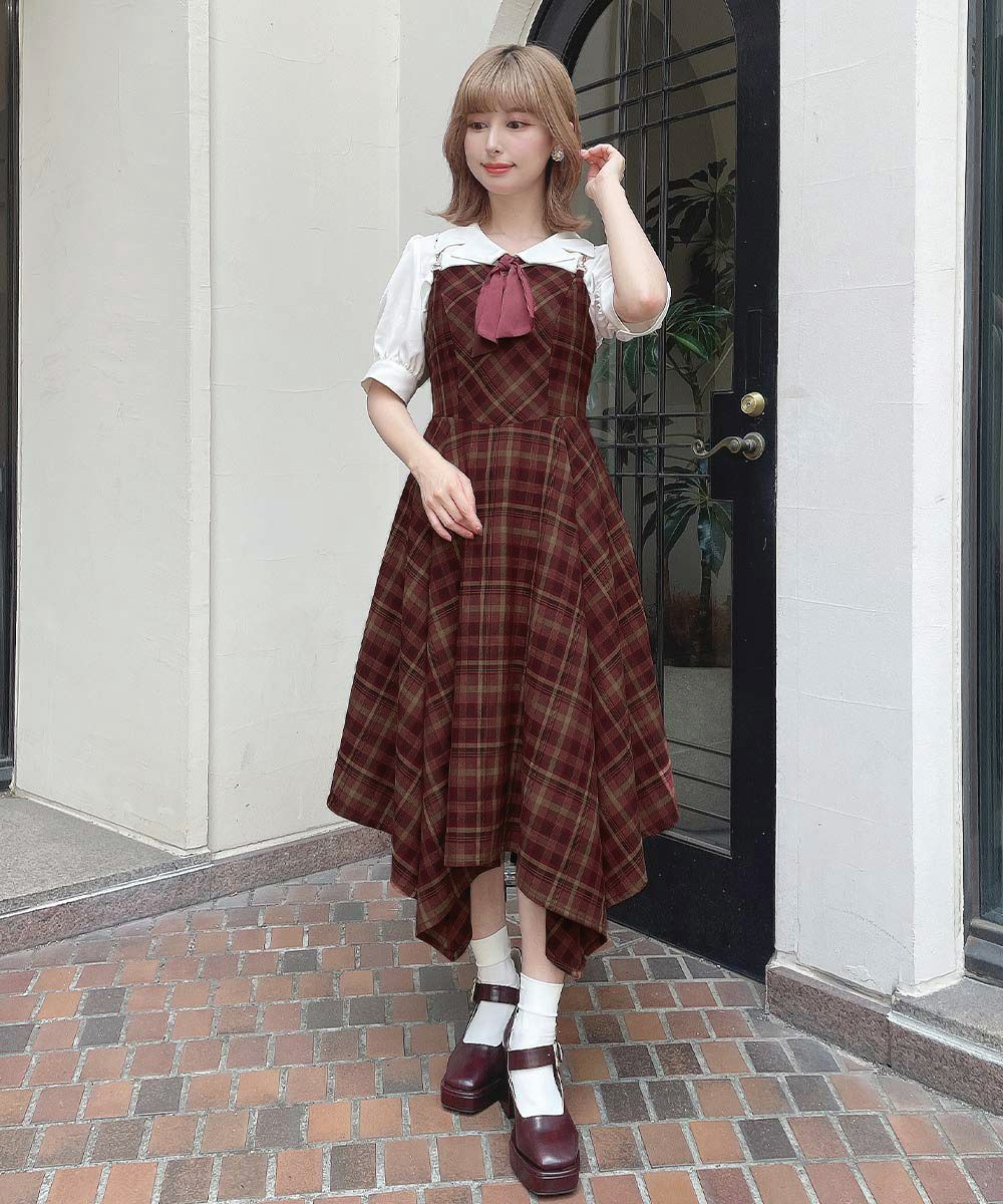 bordeaux×beige / 152cm