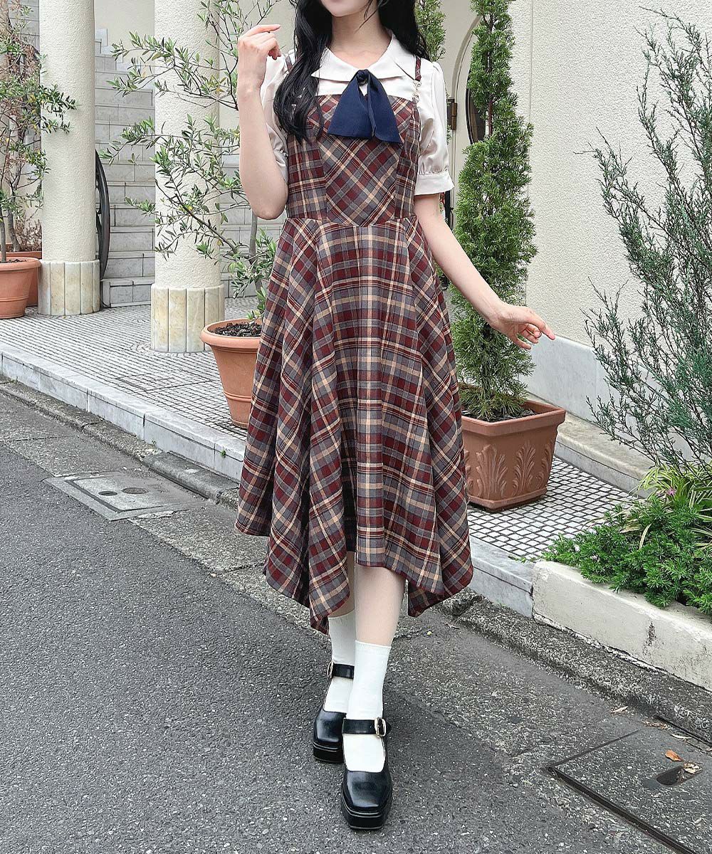 brown×gray / 157cm