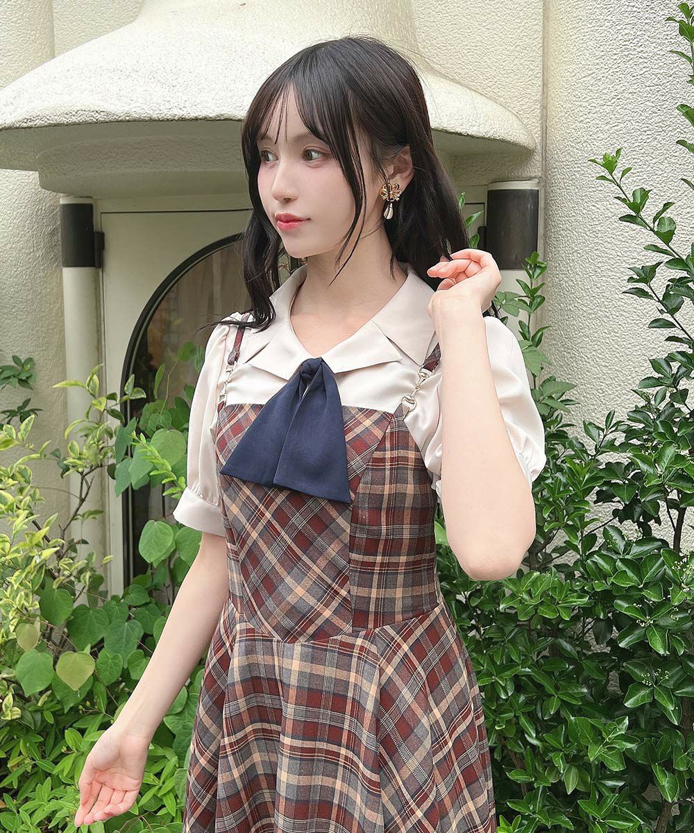 brown×gray / 157cm