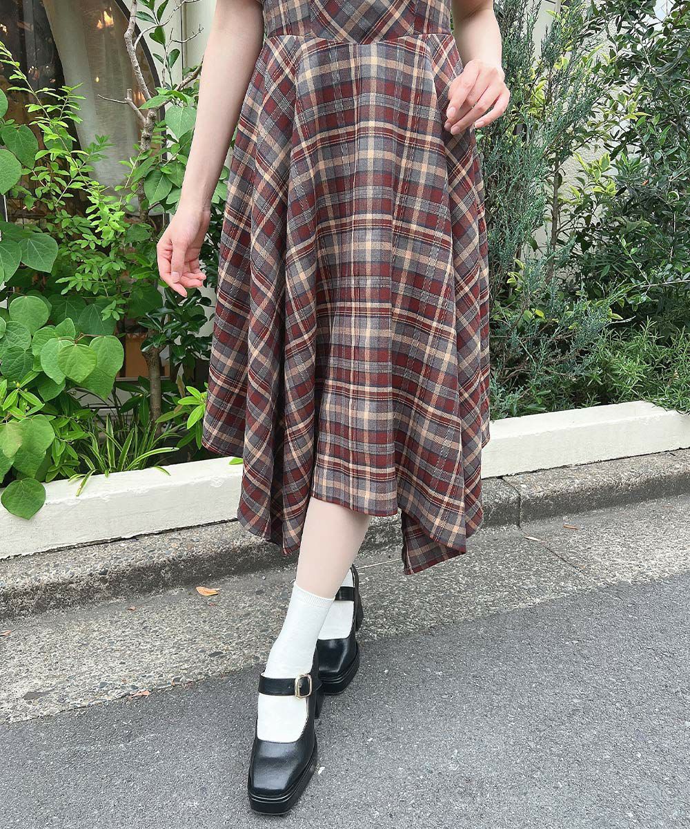 brown×gray / 157cm