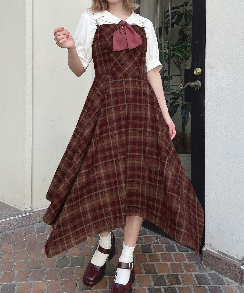 bordeaux×beige / 152cm