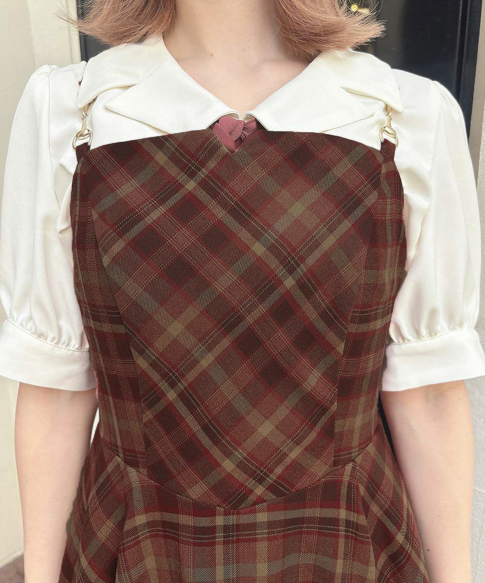 bordeaux×beige / 152cm