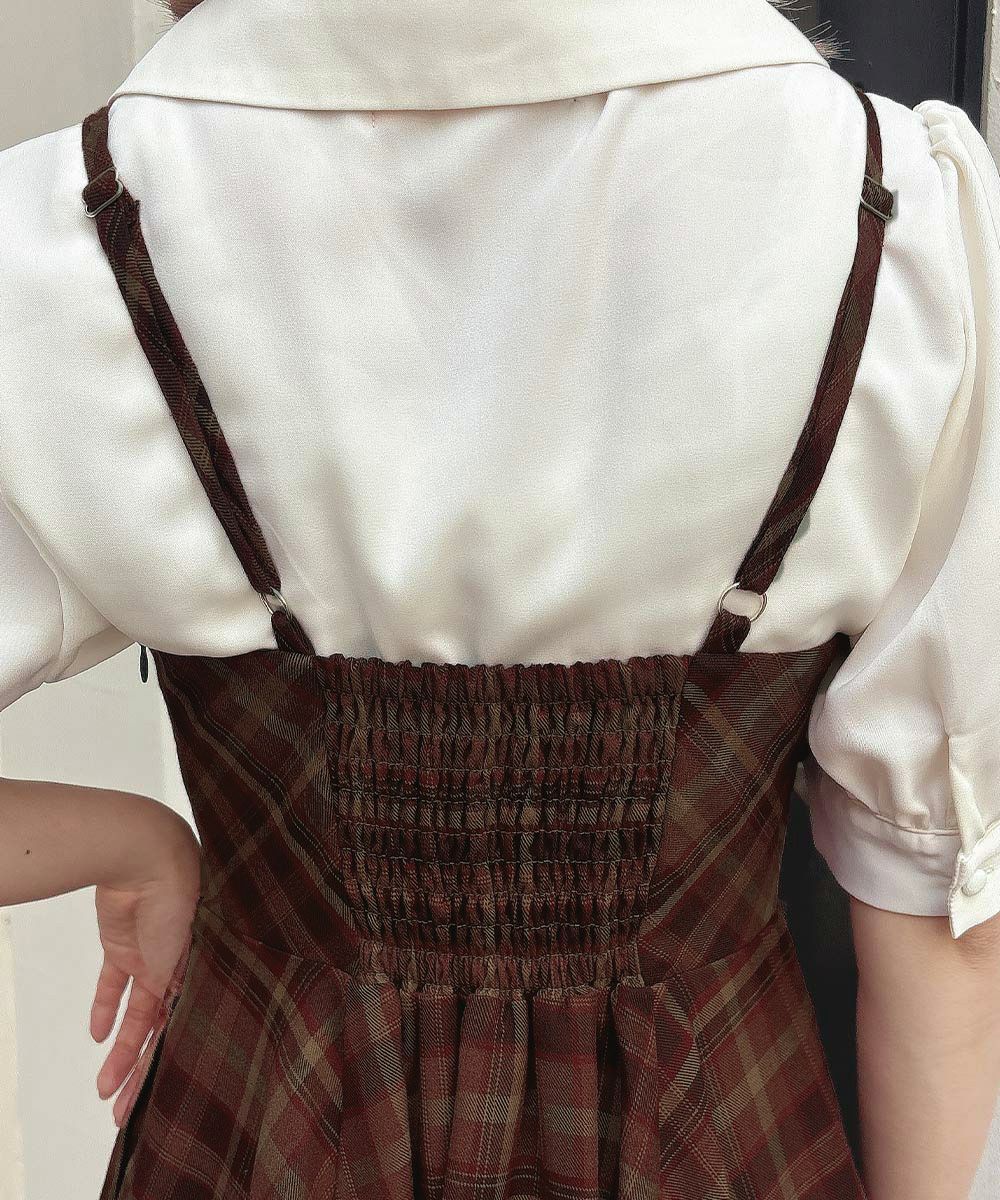 bordeaux×beige / 152cm