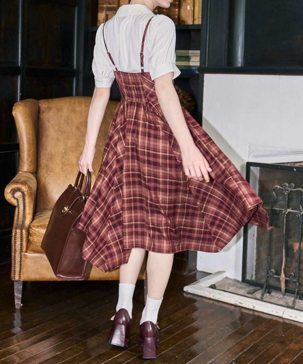 bordeaux×beige / 168cm