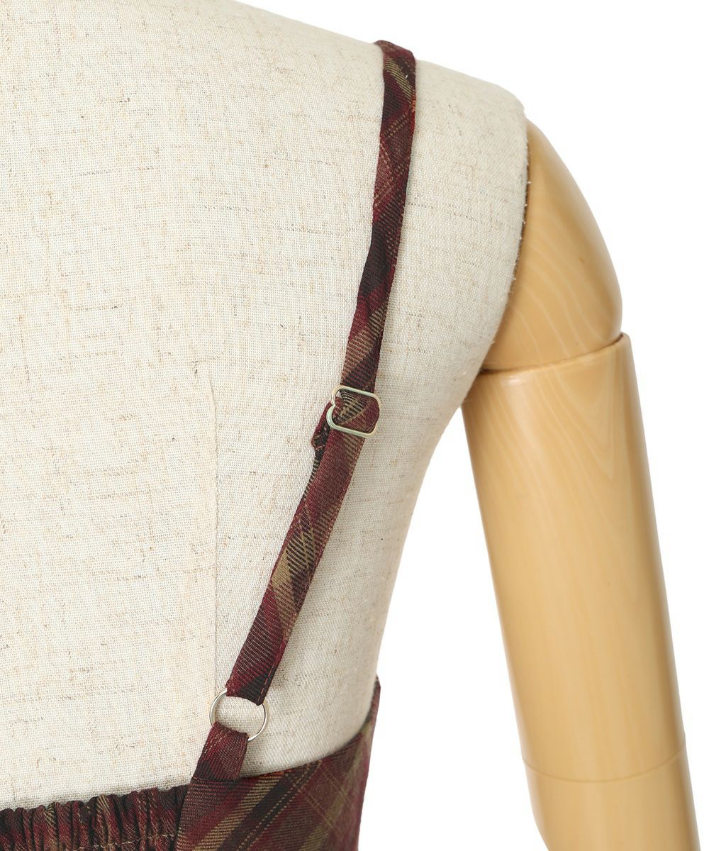 肩紐調整部分 (bordeaux×beige)