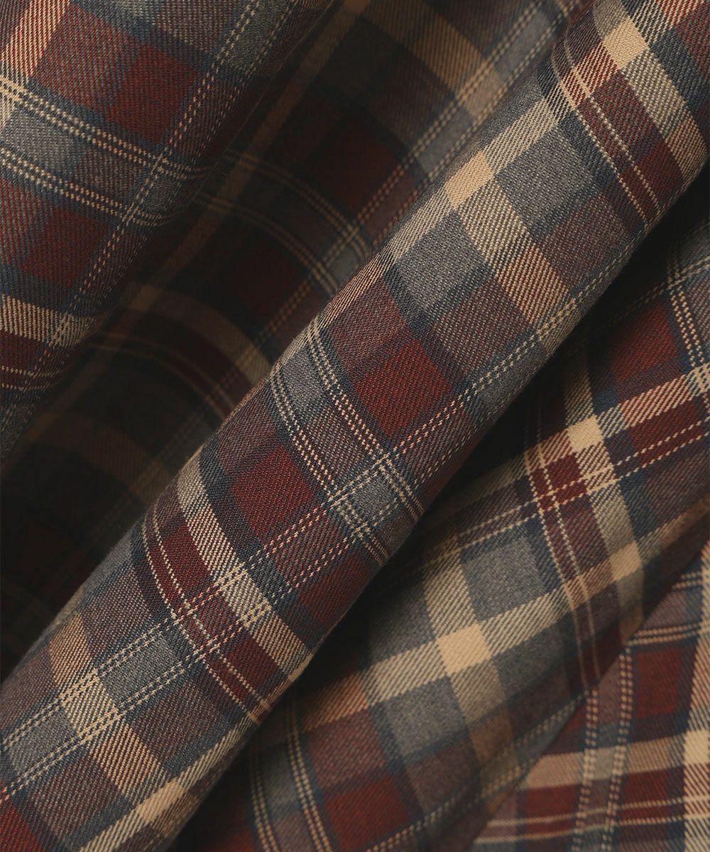 生地アップ (brown×gray)