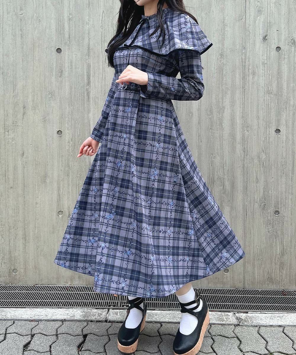 gray×navy / 157cm