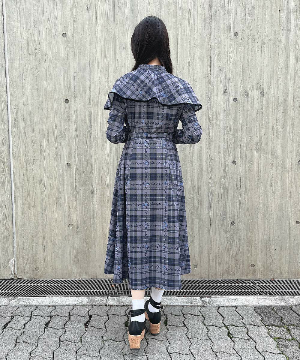 gray×navy / 157cm