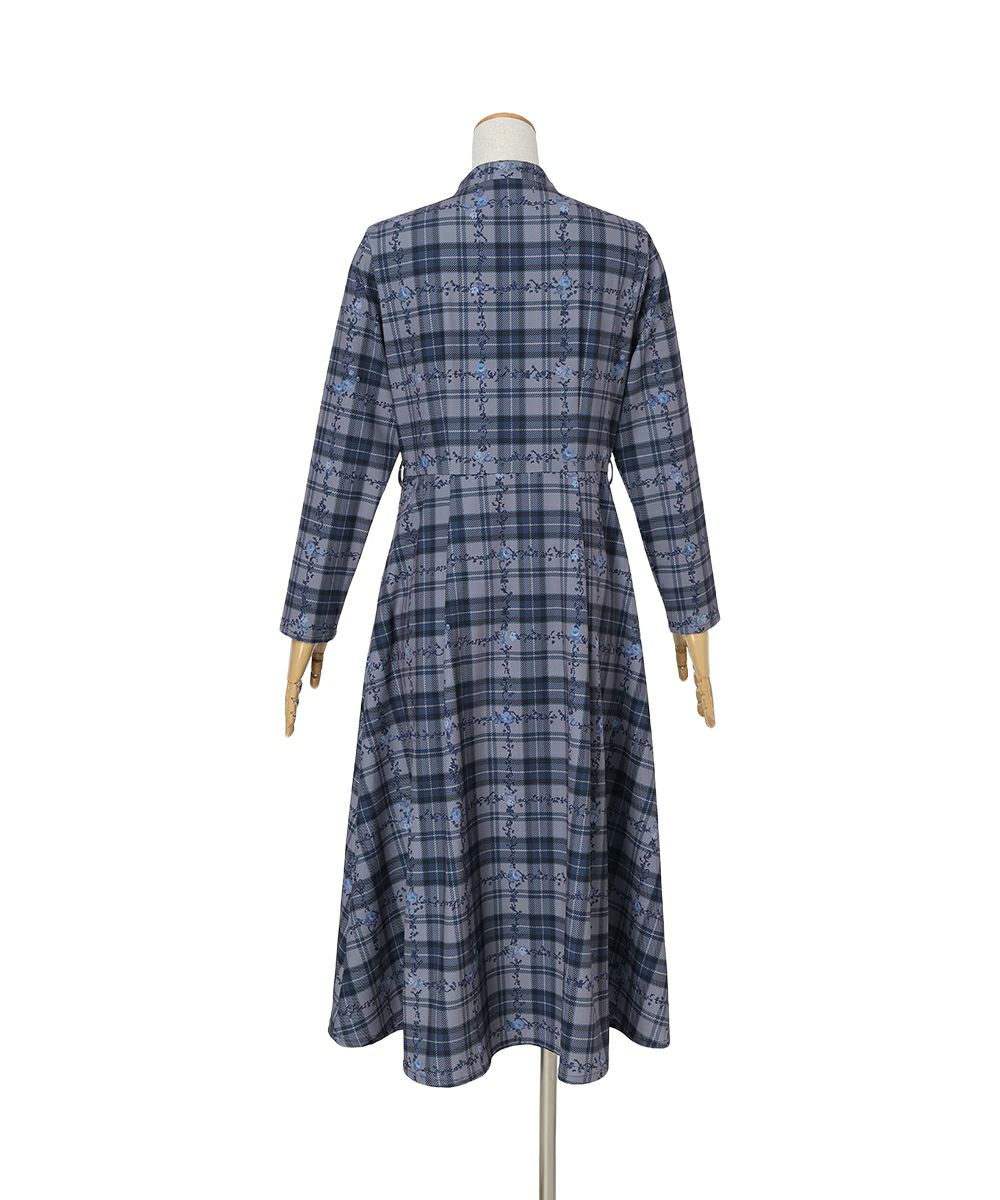 バック / リボンタイとケープを外した場合 (gray×navy)