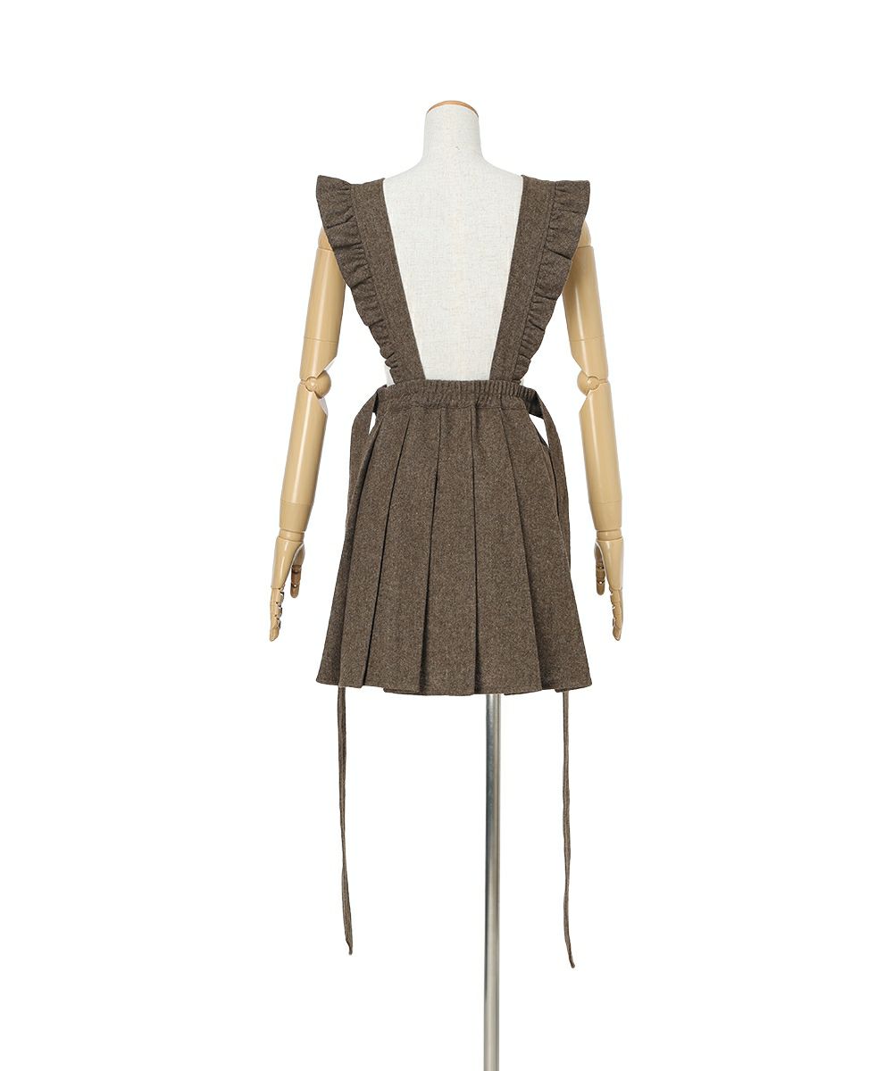 リボンをほどいた状態 / バック (brown)