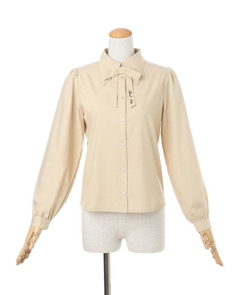 タイ付きロングポイントカラーシャツ/F i.n.t [55AF01j003] | F i.n.t