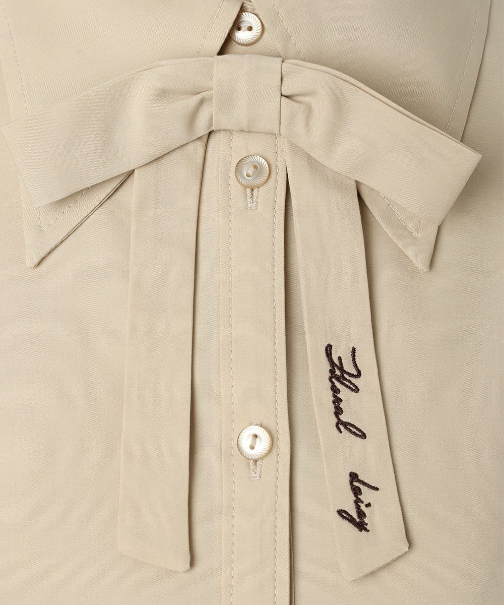 タイ付きロングポイントカラーシャツ/F i.n.t [55AF01j003] | F i.n.t