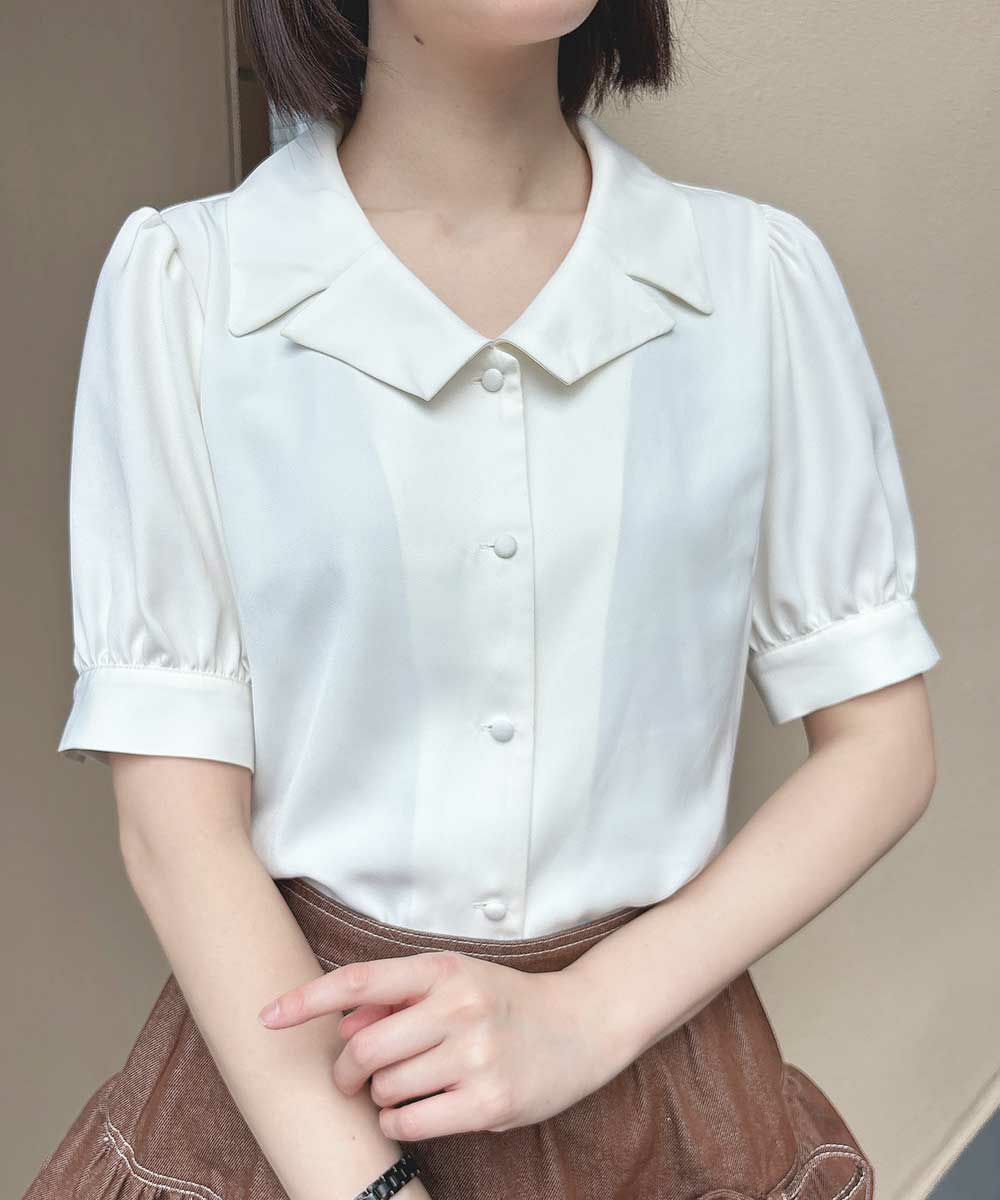 ivory / 165cm / タイを外した状態