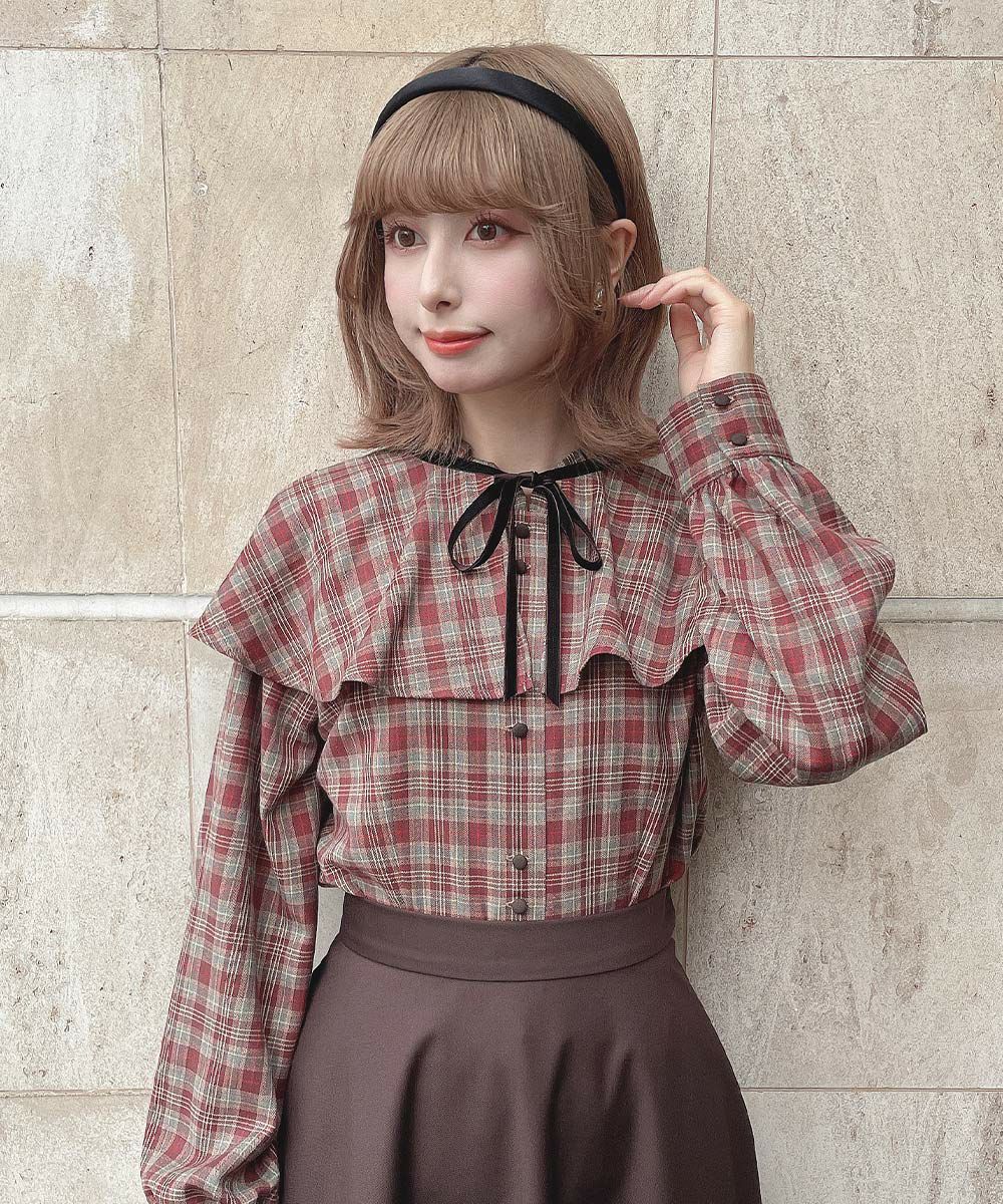 brown×red / 152cm