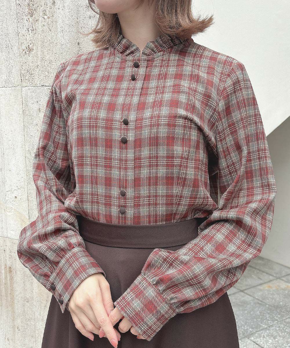 brown×red / 152cm / ケープを外した状態