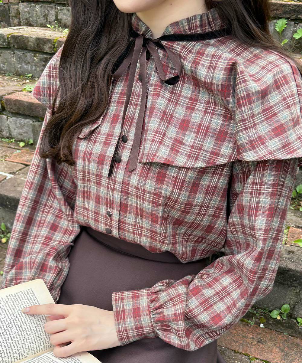 brown×red / 163cm