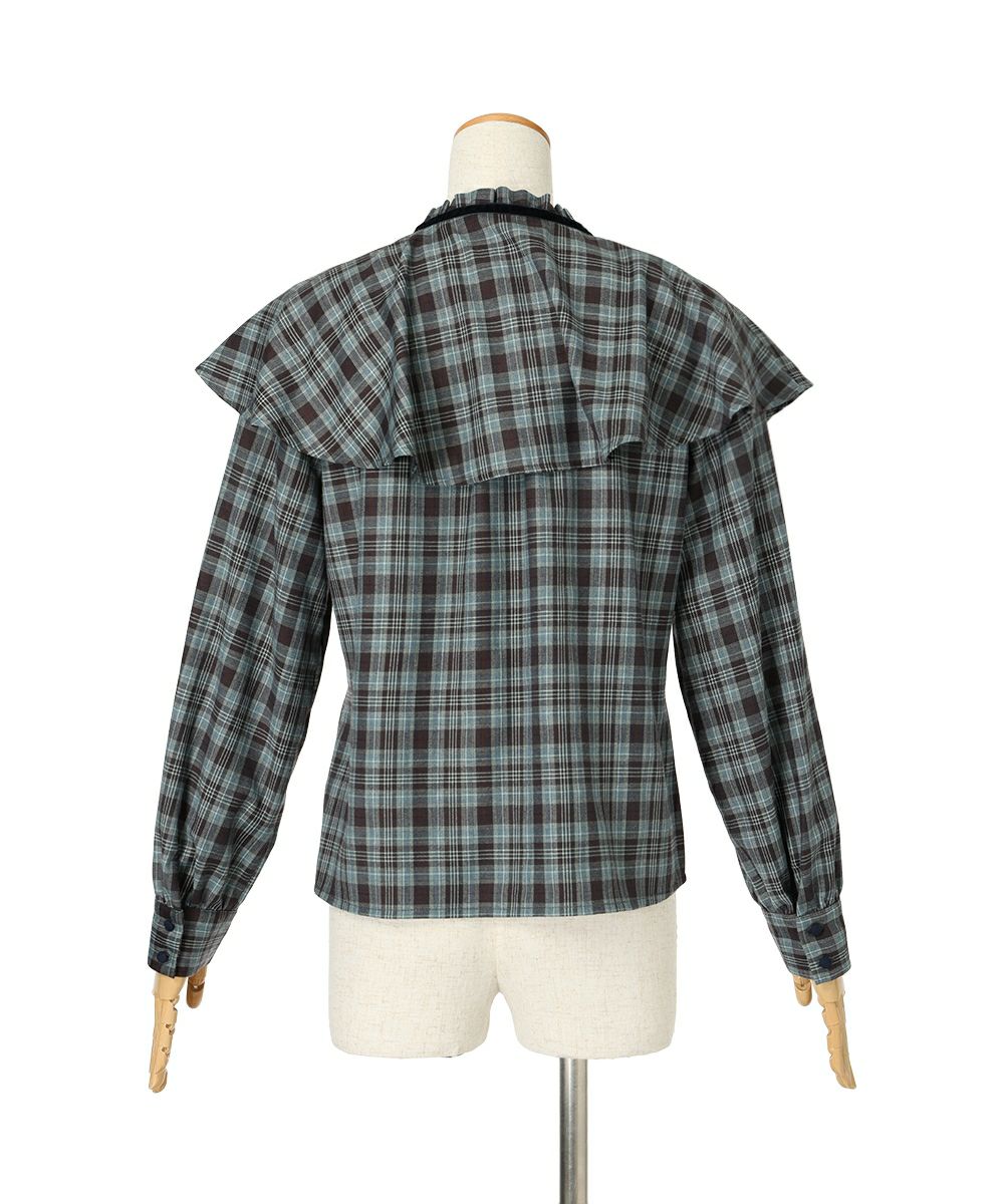 バック (navy×blue)