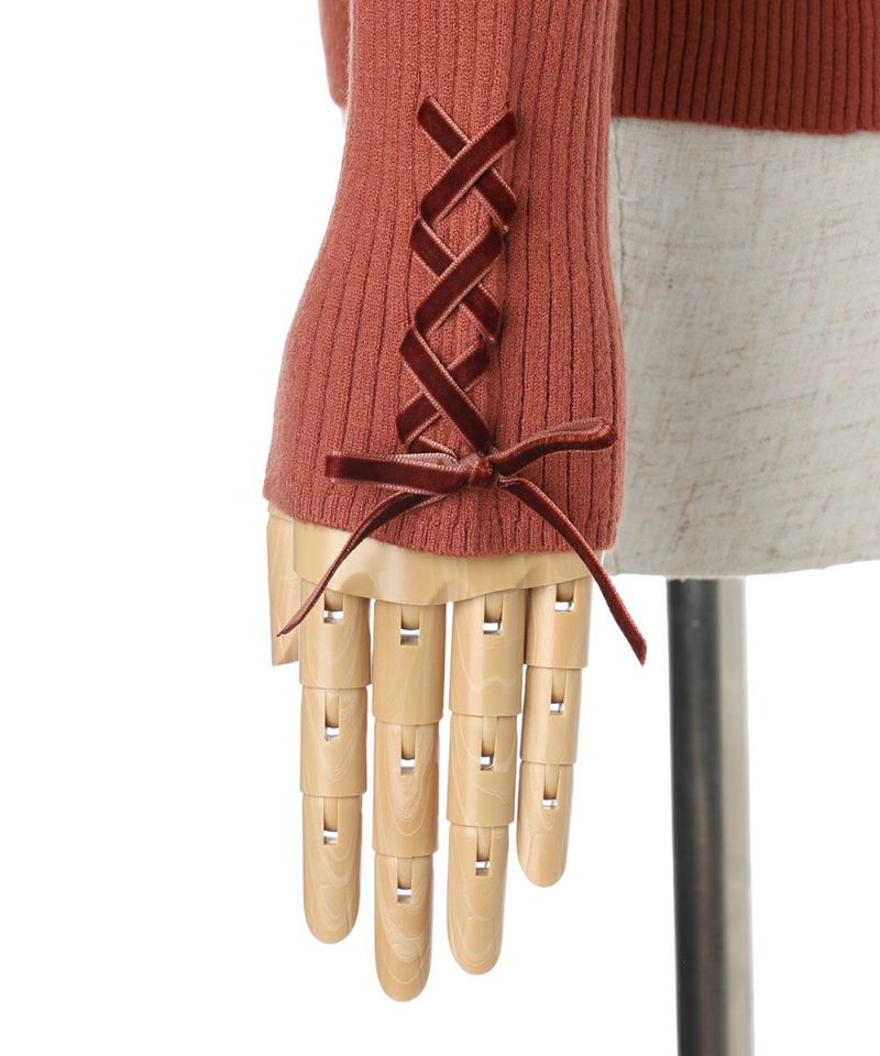 レースアップ (dark orange)