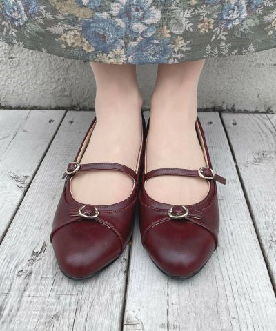 ■【Pre-order】Classical pumps with thin belt/an another angelus [55BA01c001][Expected to arrive in late August]【2025 Autumn】
