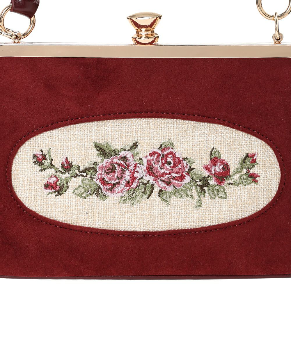 刺繍 (bordeaux)