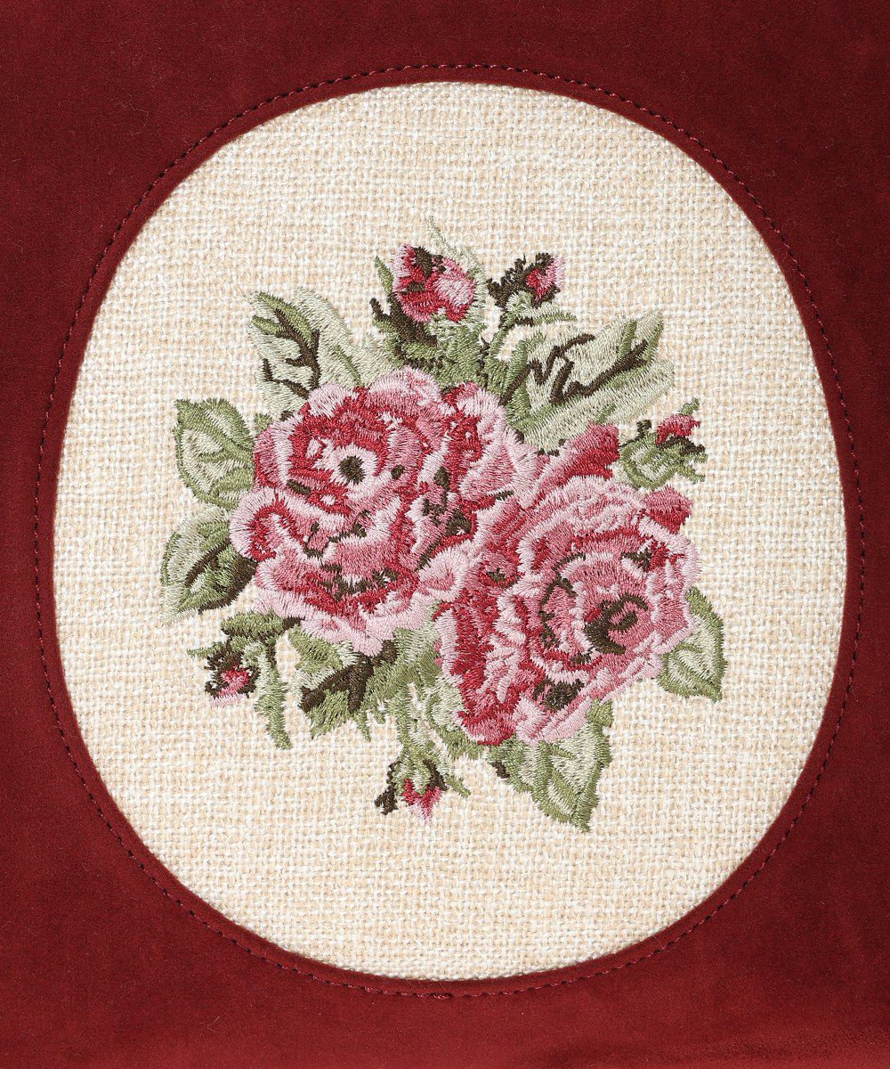 刺繍 (bordeaux)