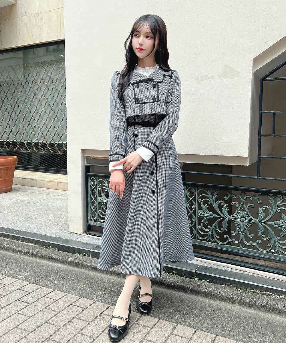 gray×black / 157cm