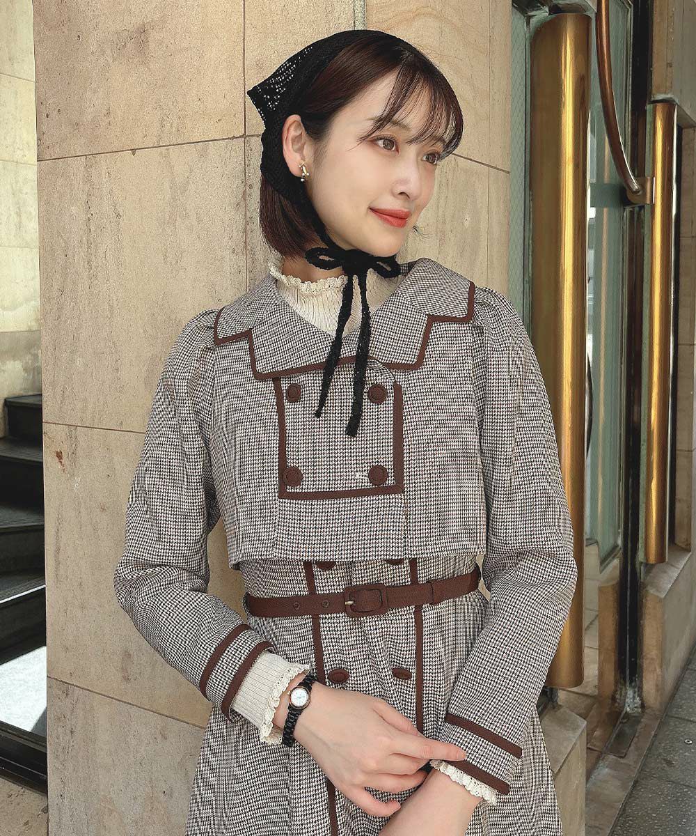 beige×brown / 165cm