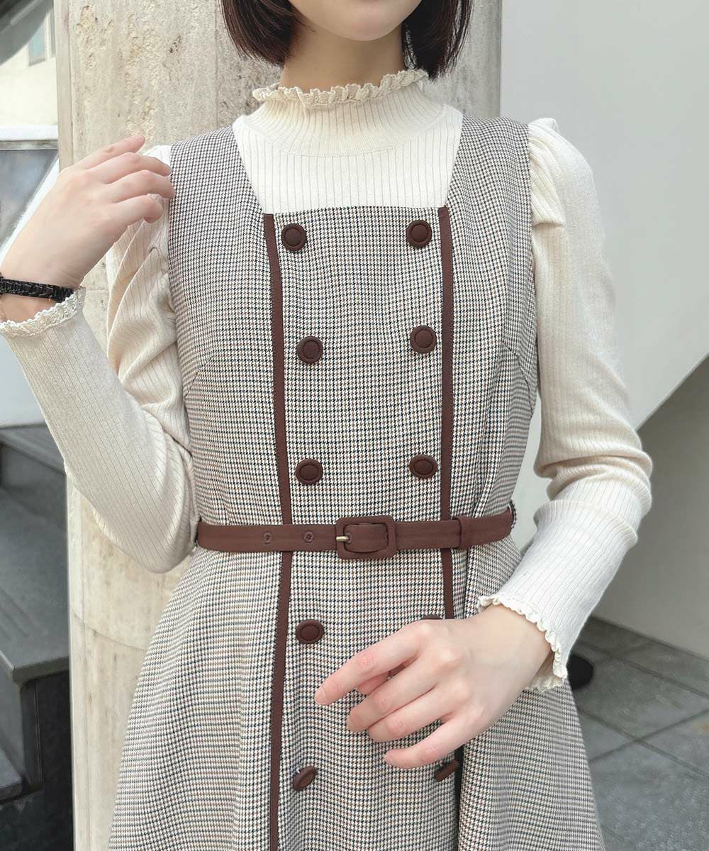 beige×brown / 165cm