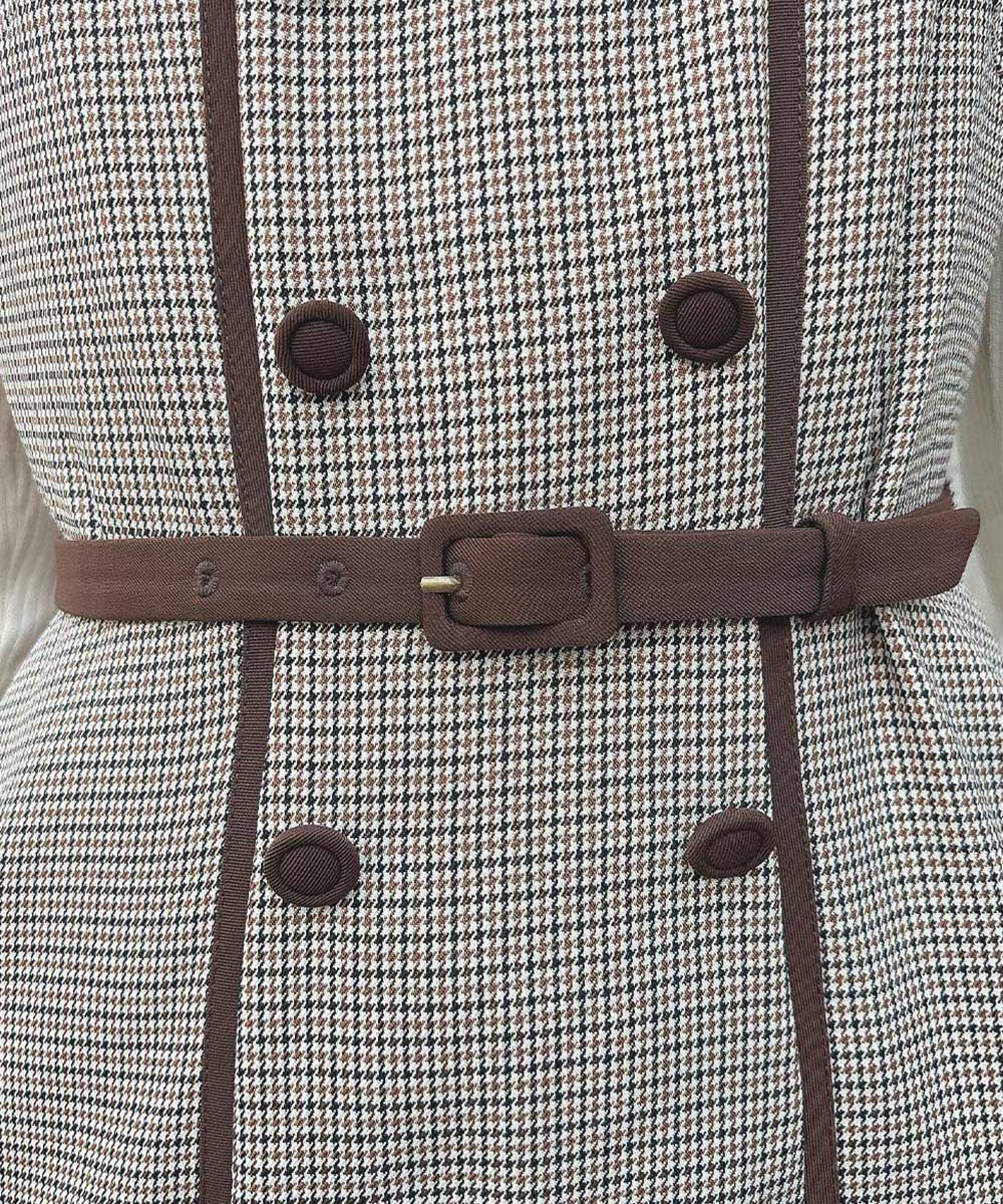 beige×brown / 165cm