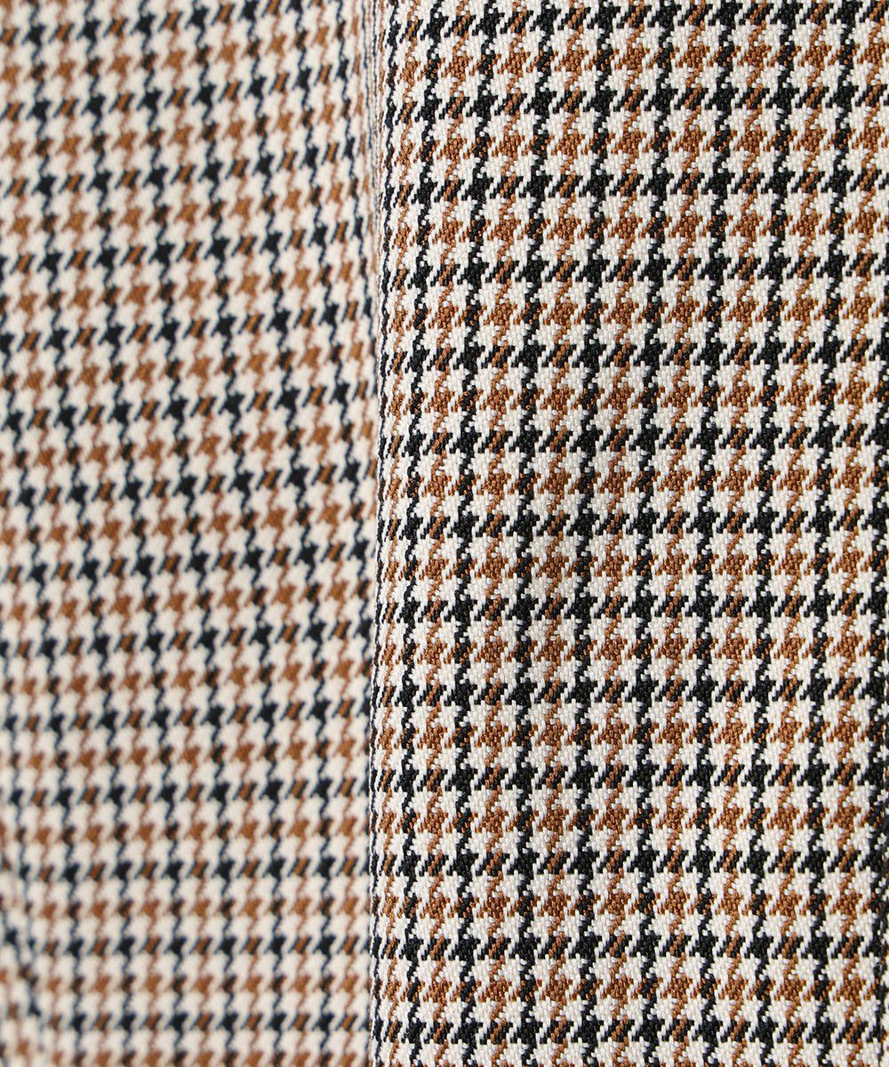 生地アップ (beige×brown)