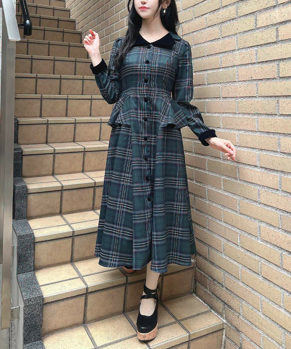 green×navy / 157cm