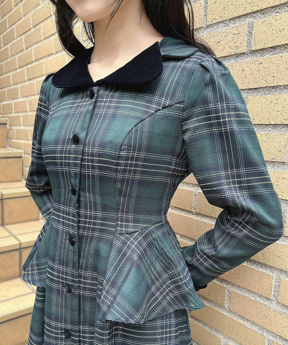 green×navy / 157cm
