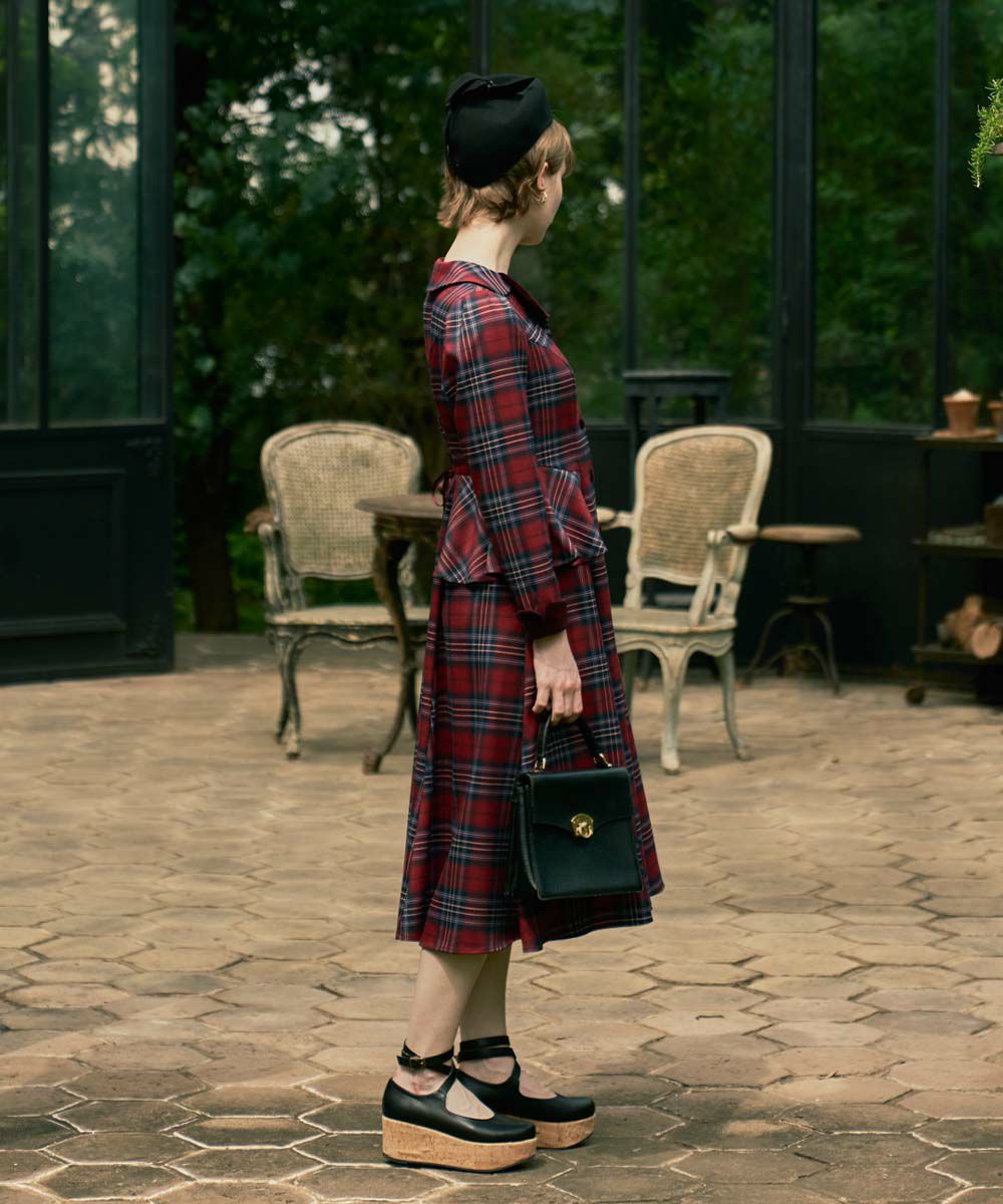 bordeaux×navy / 168cm