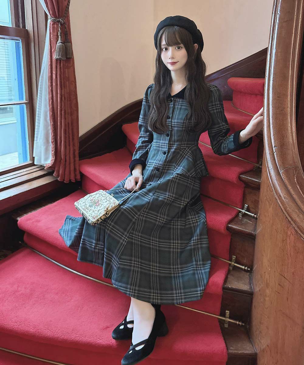 green×navy / 163cm