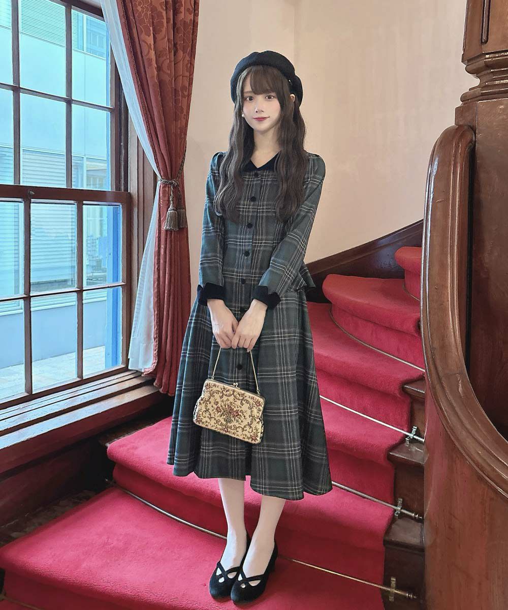 green×navy / 163cm