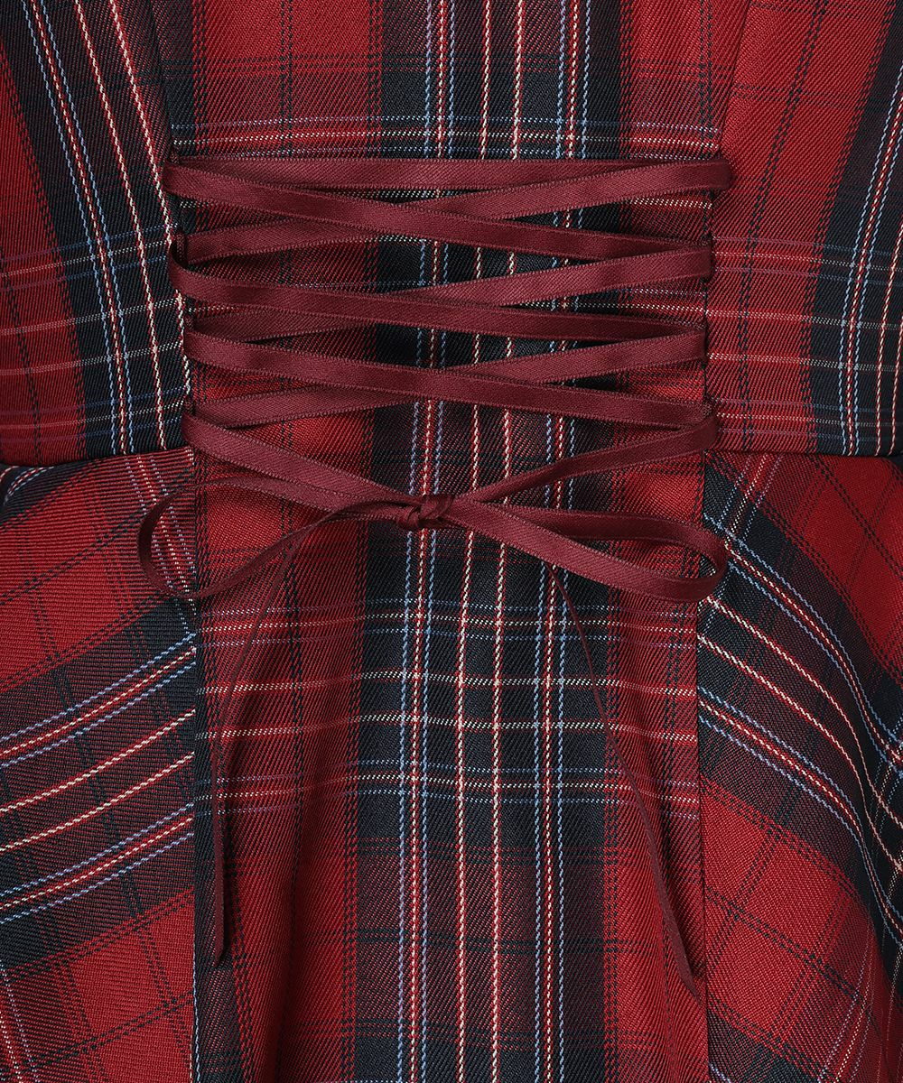 レースアップ (bordeaux×navy)